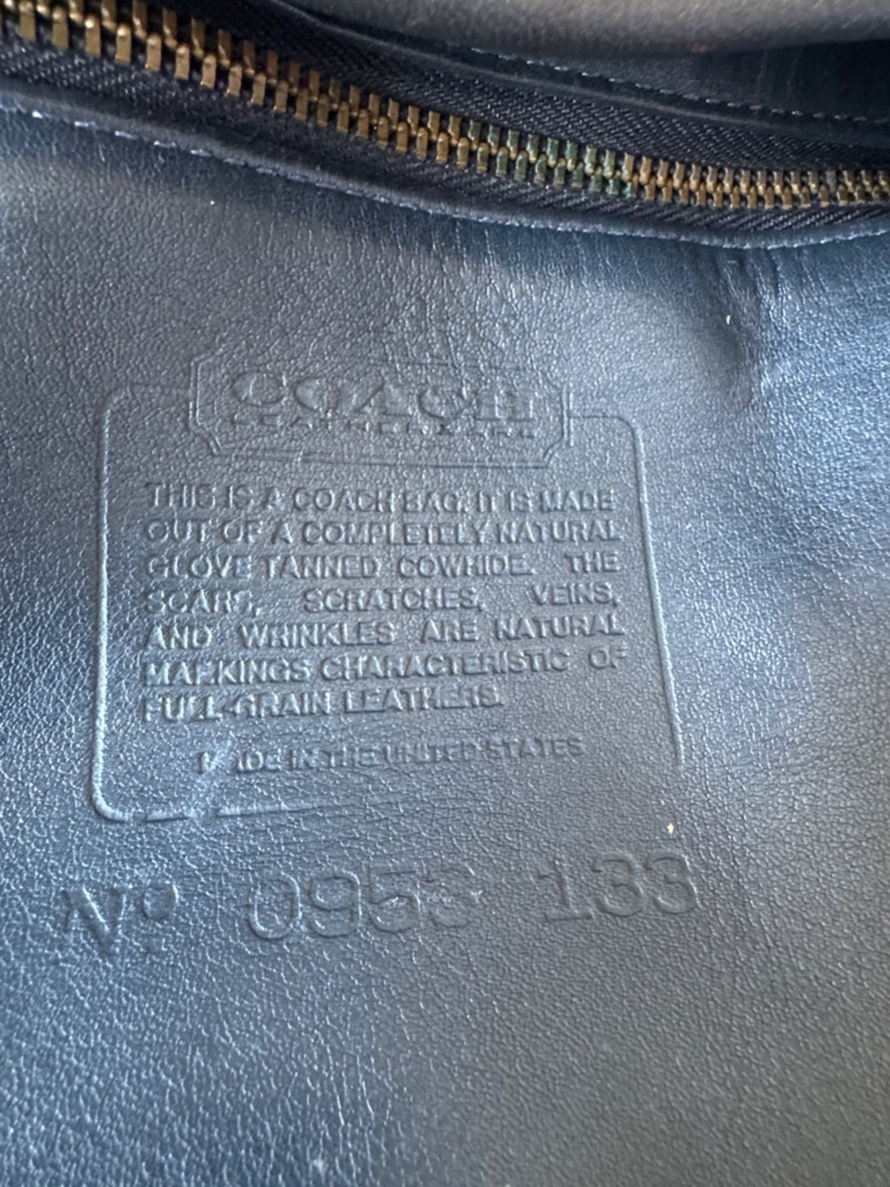 Vintage Coach Leather Drawstring Bucket Bag - Picture 4 of 4